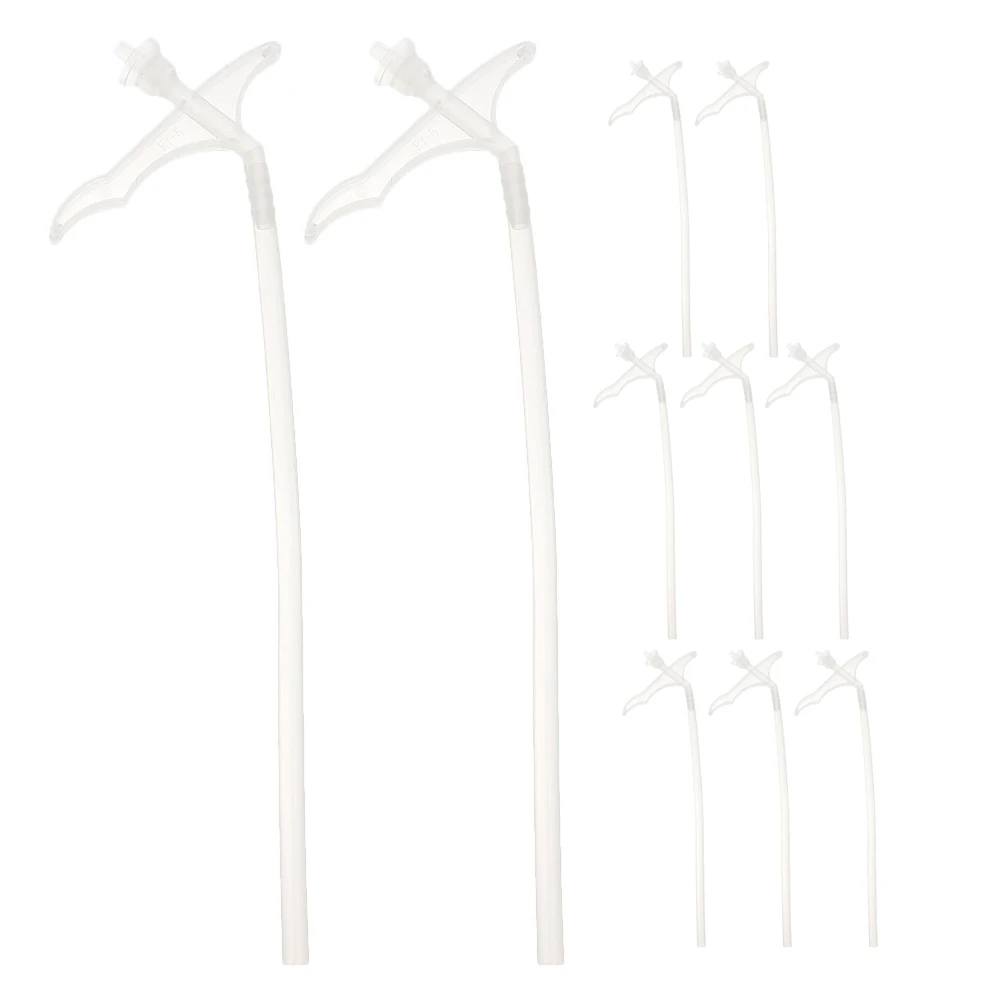 

10 Pcs Piping Nozzles Foam Hose Pipe Insulation Spray Gun Gap Sealing Tubes Foaming Agent Epoxy White Expansion