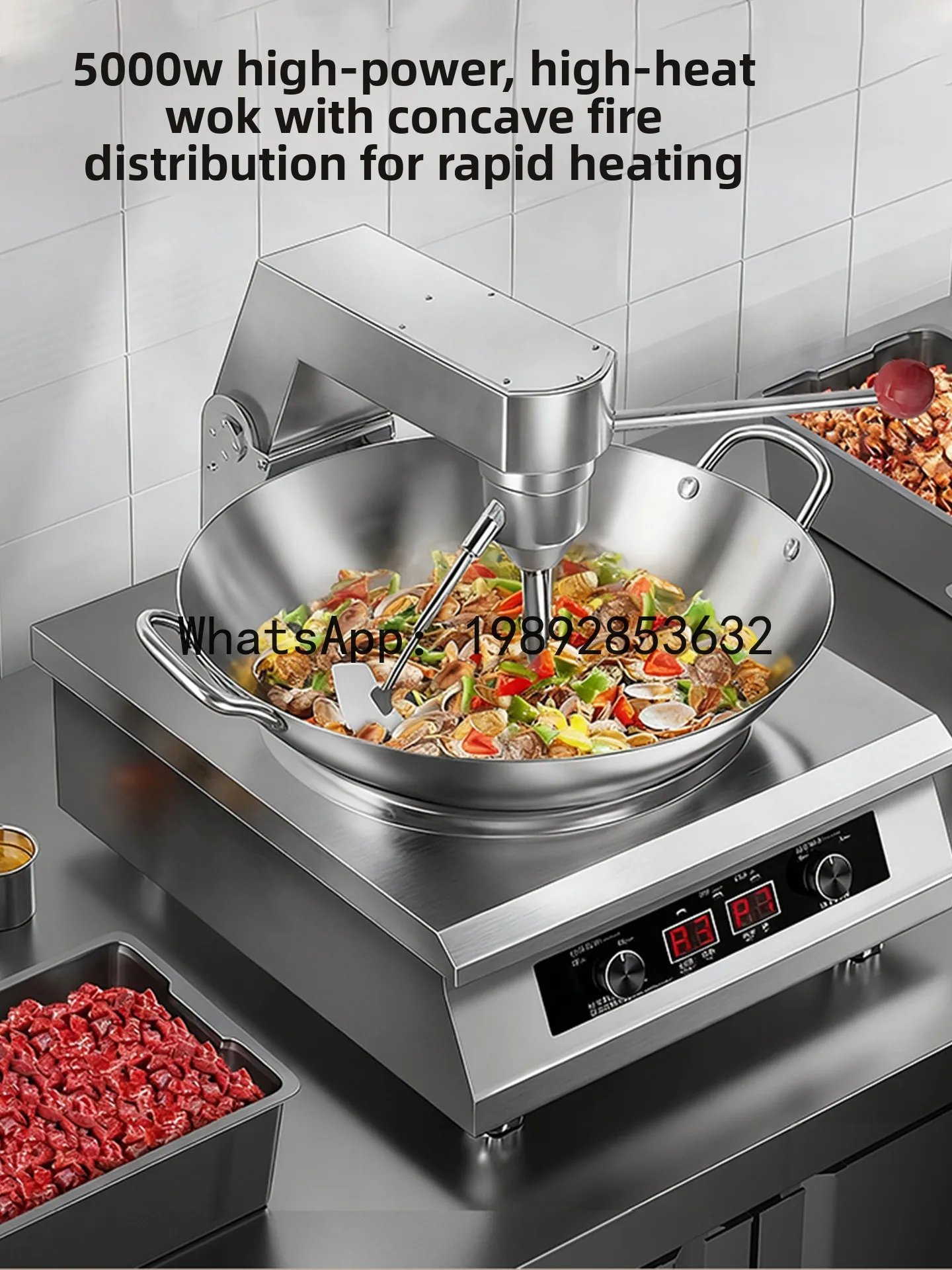 LYY Commercial Automatic Stir-Frying Machine Fully Automatic Cooking Robot Fast  Restaurant Canteen Kitchen Stir-Frying Rice