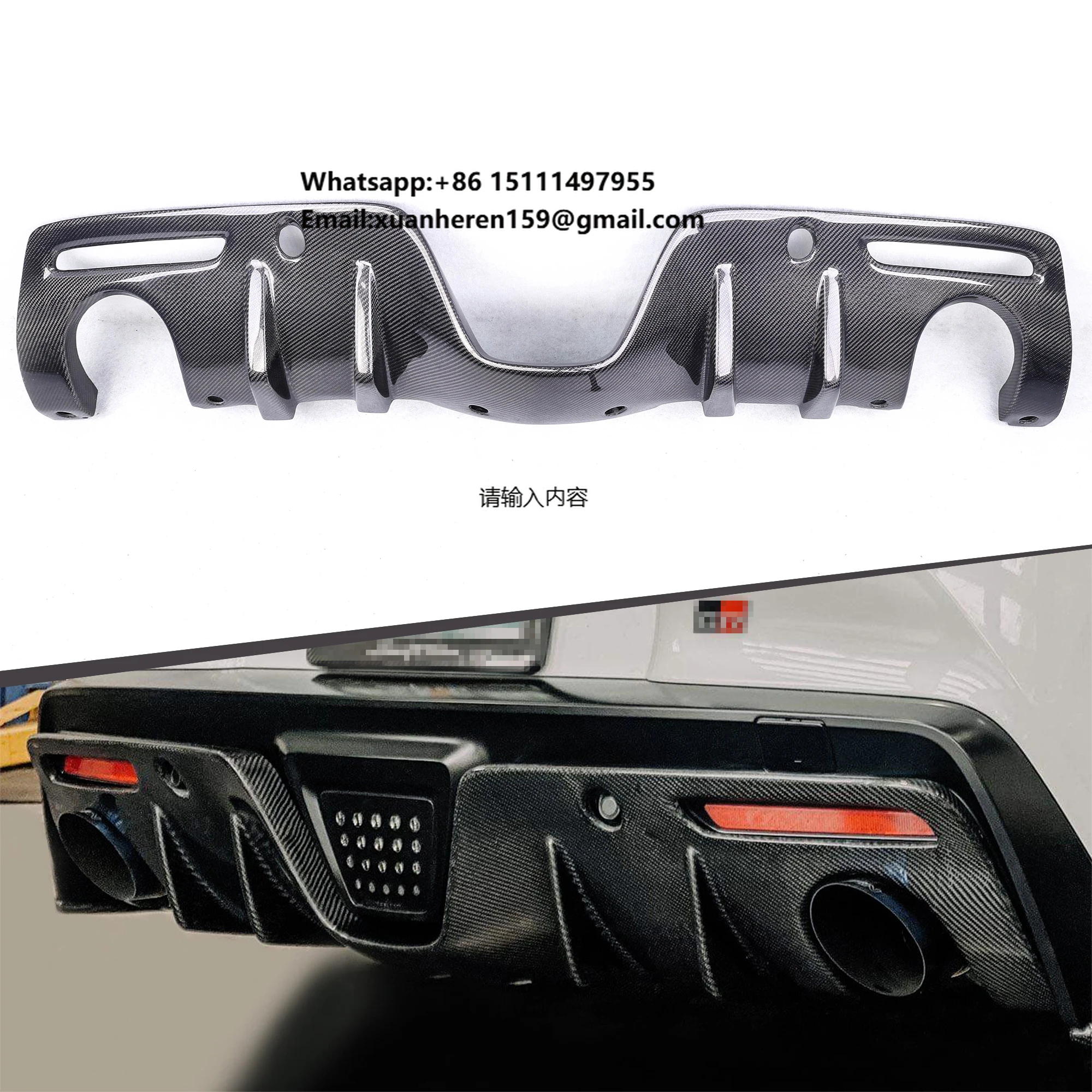 

Aimgain Style Carbon Fiber Body Kits Bumper for Toyota Supra A90 MKV MK5 Rear Diffuser 2019+