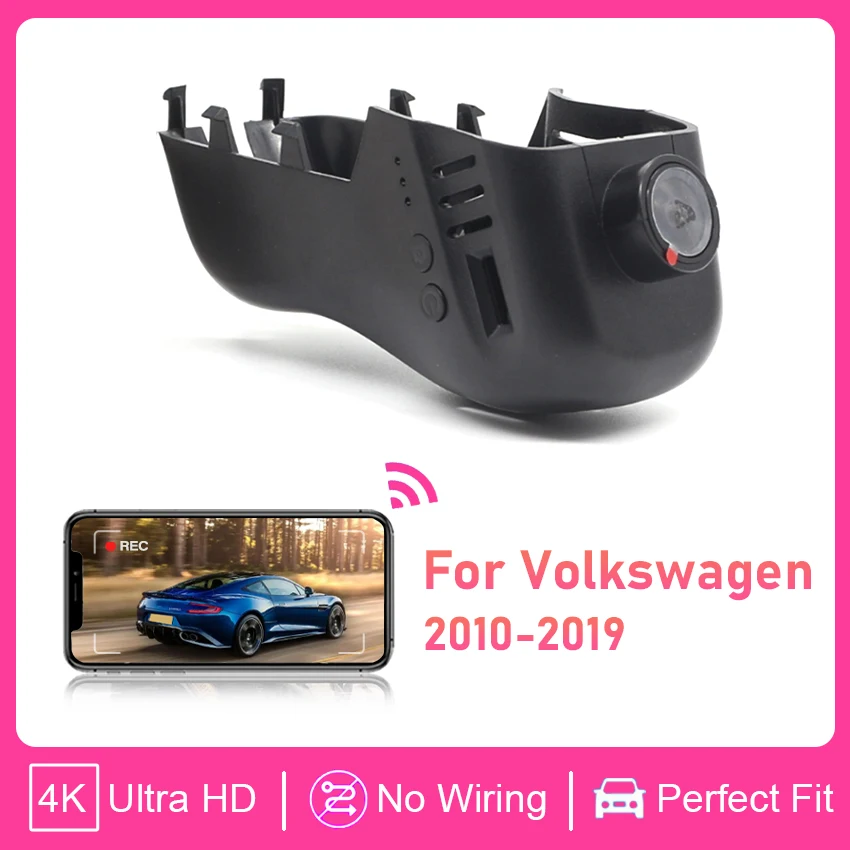 

Видеорегистратор Plug and Play с Wi-Fi, 4K 2160P для Volkswagen VW Touareg FL NF CR 7P R Edition V6 V8 R50 2010-2019