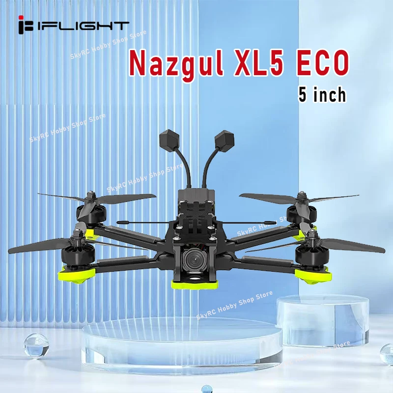 

IFlight Nazgul XL5 ECO BNF 6S 5 inch FPV Drone 245mm Wheelbase 5mm Arm compatible Max Speed 190 Km/h RC Racing Drone