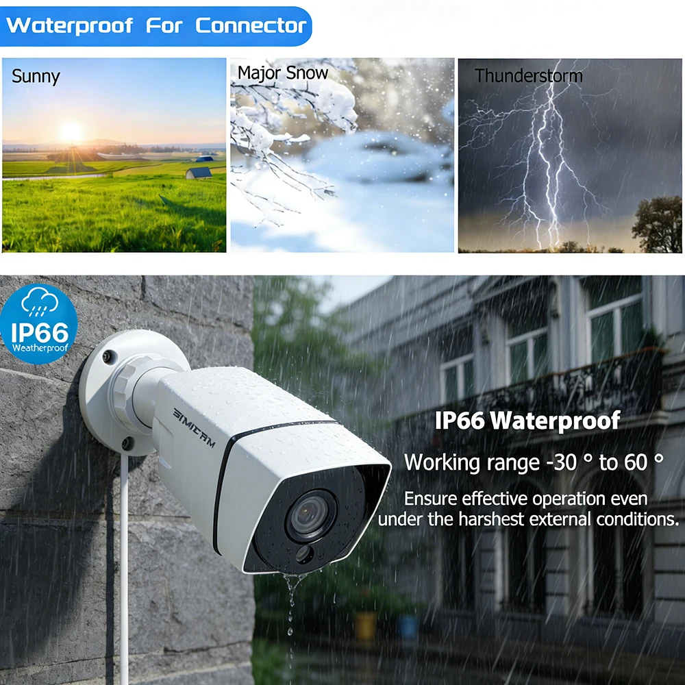HD 1080P 720P Security Camera System Video Surveillance Set 4CH DVR 2MP/1MP 2PCS Metal CCTV Camera Waterproof Night Visio