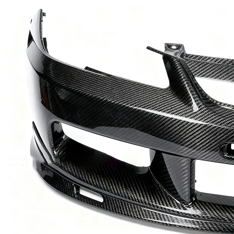 CE Certified Prepreg Dry Carbon Fiber Impact Buffer Car Bumper, Ultra-Lightweight Corrosion Resistant Shock Absorbing Protective