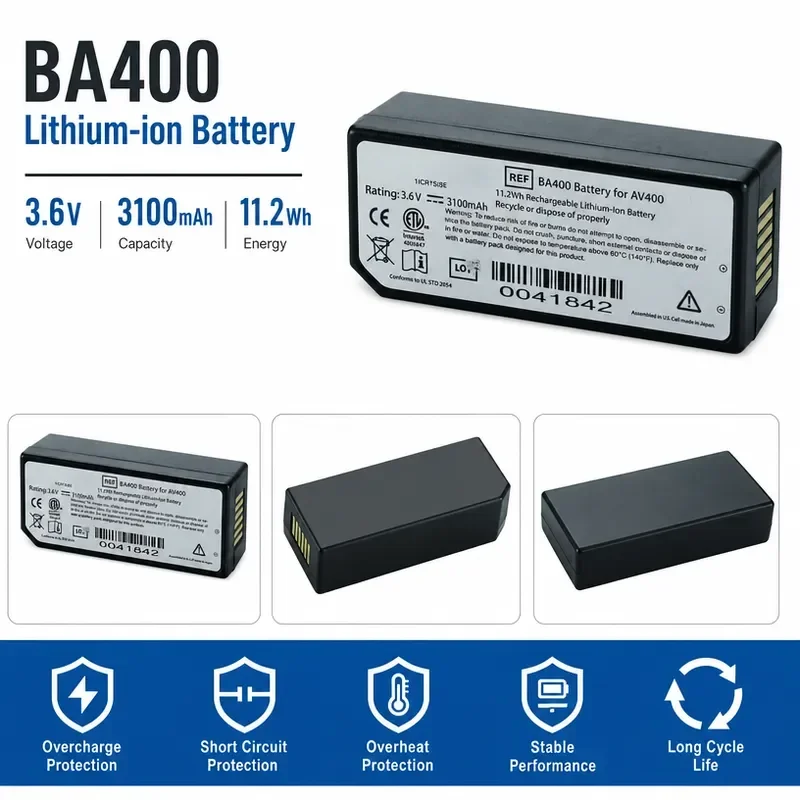 [NEW]  Battery for Veins AccuVein BA400 AccuVein AV400 Monitor Replacement Power Supply Compatible with Medical Imaging Device