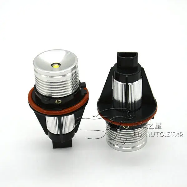 2x FOR BMW E39 E53 Angel Eye Halo Ring Marker Side Light White LED Bulb Error Free.WHITE,AMBER,BLUE,RED