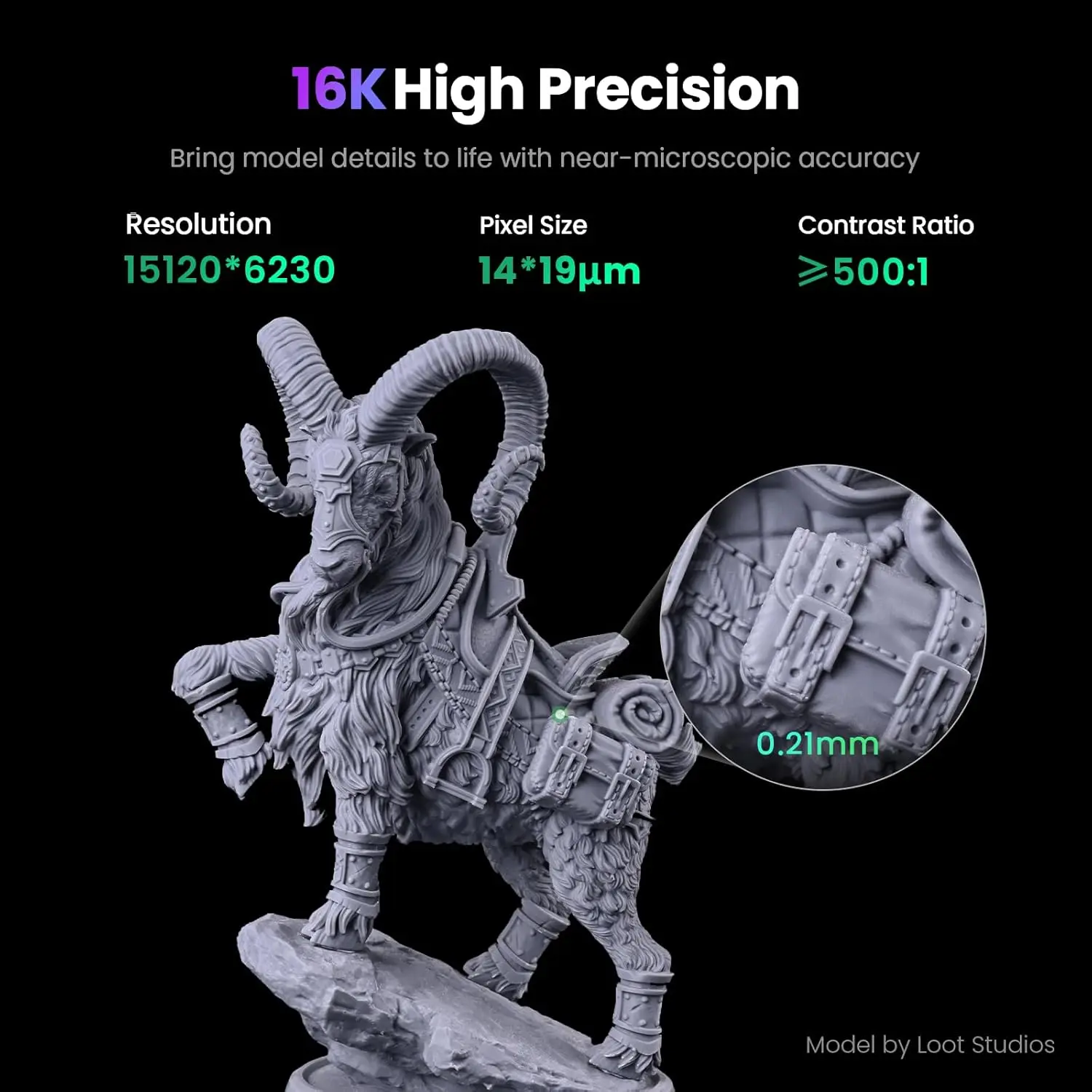 UniFormation GK3(T) 9.6 Inch 16K Mono LCD Resin 3D Printer -Screw Z-axis, Auto Resin Feeding & Heating UV Resin 3D Printer