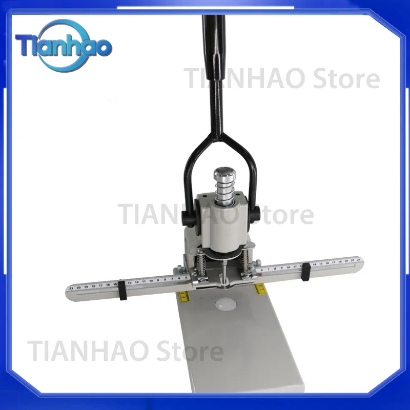 Single Hole Manual Paper Leather Plastic Fabric Puncher for Drilling Machine