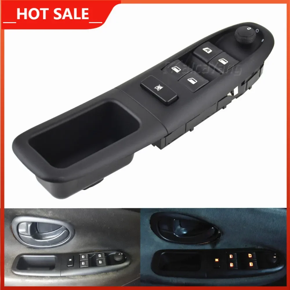 

New Front Left Electric Power Window Master Switch Control For Peugeot 406 8B Baujahr 1995-2004 6554CF 6554.CF Button Console