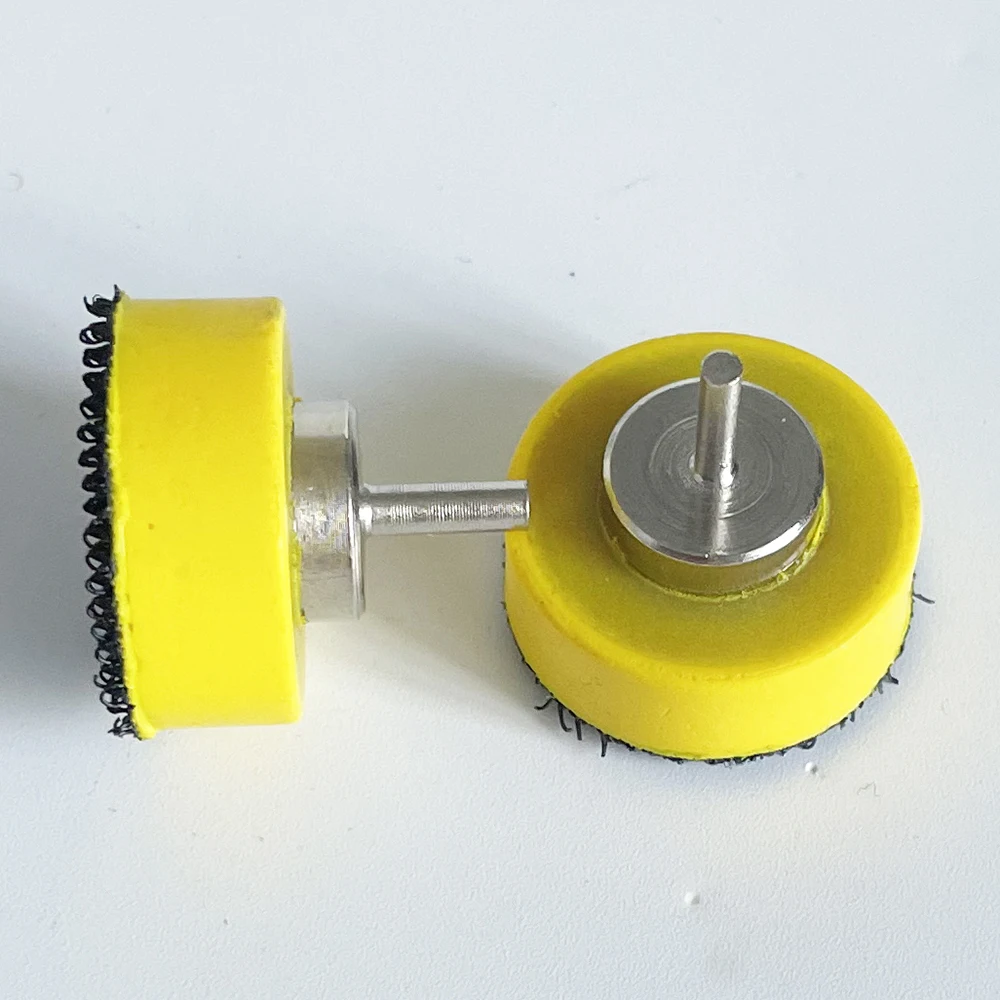 1 Inch 25mm Mini Car Foam Drill Diamond Polishing Pad Detail Sponge Wool Waxing Buffing Pads with Backer for Dremel Rotary Tool