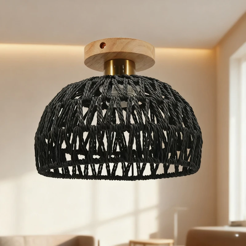 

Классический дизайн, люстра, подвесной светильник, потолочный подвесной светильник ручной работы, плетение, украшение для дома, гостиной, спальни