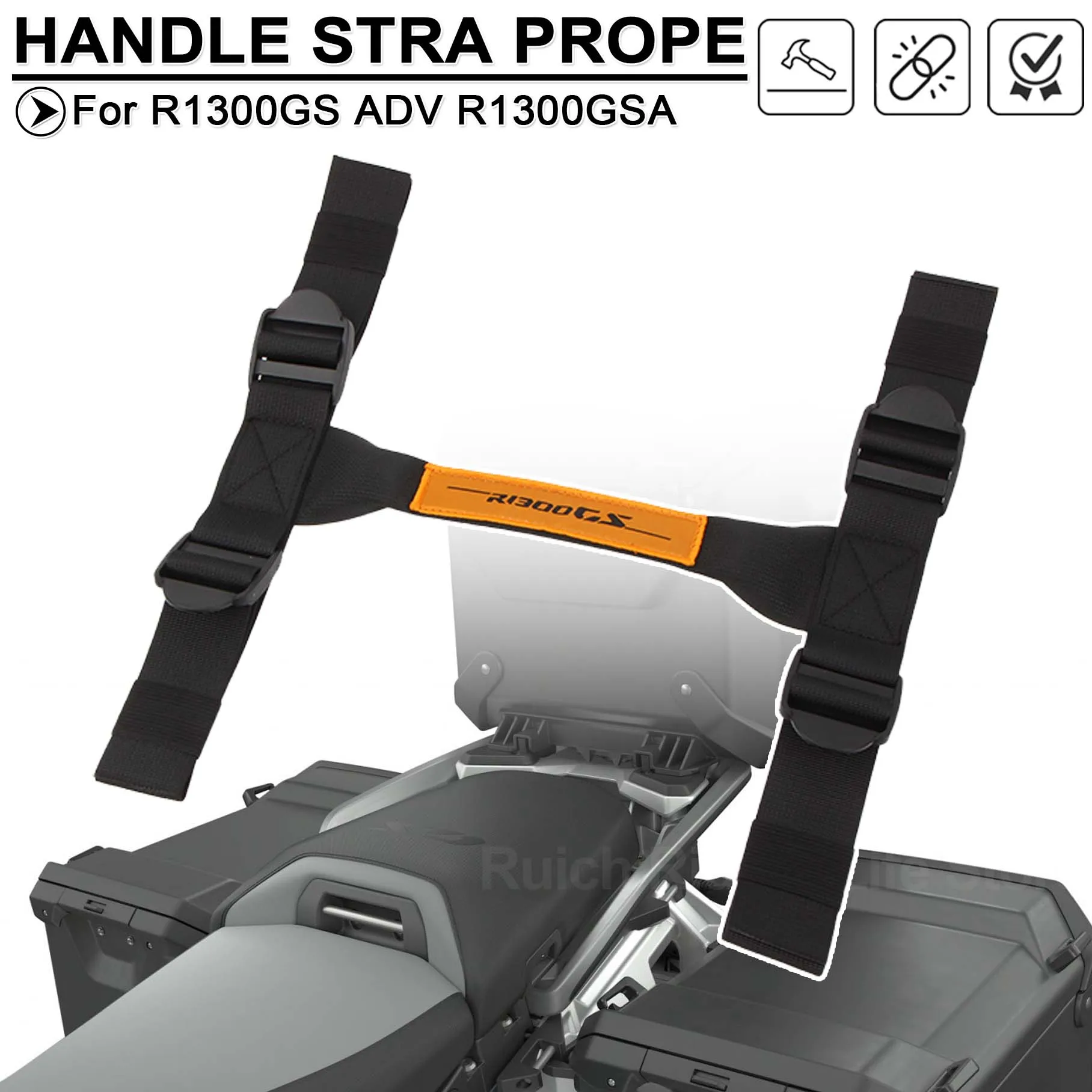 

Мотоциклетный ремень с ручкой из алюминиевого сплава, боковой ремень, верхний чехол для BMW R1300GS ADV R1300 R1300 GS Adventure GSA 1300GSA