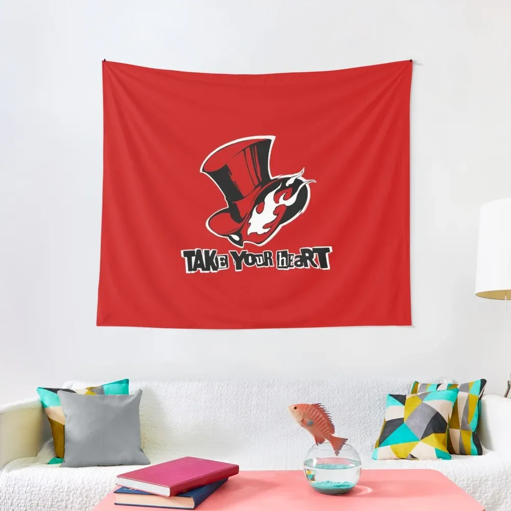 

Joker morgana Sakamoto Takamaki yasuke 2 Tapestry Home Decor Accessories Decorative Wall Murals Wall Mural Tapestry