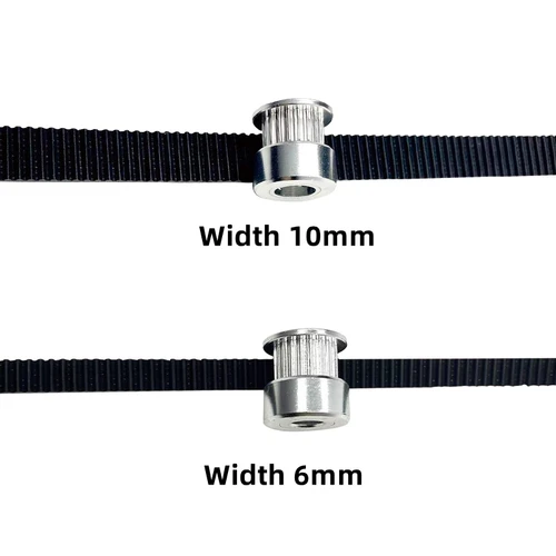 Imagen 2 del producto 1/2/5/10M caucho/PU con núcleo de acero Gt2 correa de distribución GT2 6mm/10mm de ancho 2GT longitud de corte de correa para impresora 3d al por mayor