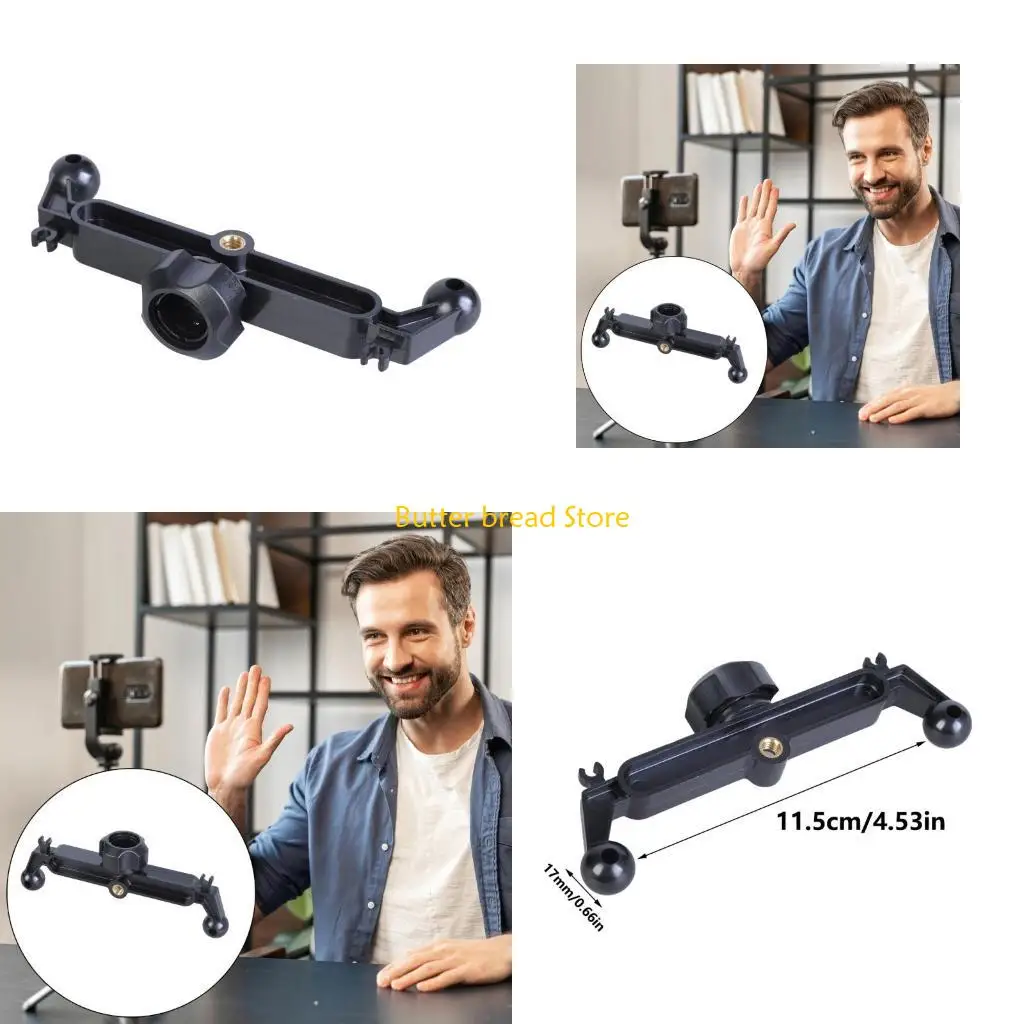 

W89C Car Phone Holder Base 1/4in Female Thread Hole Fixed Phone Support Accessory