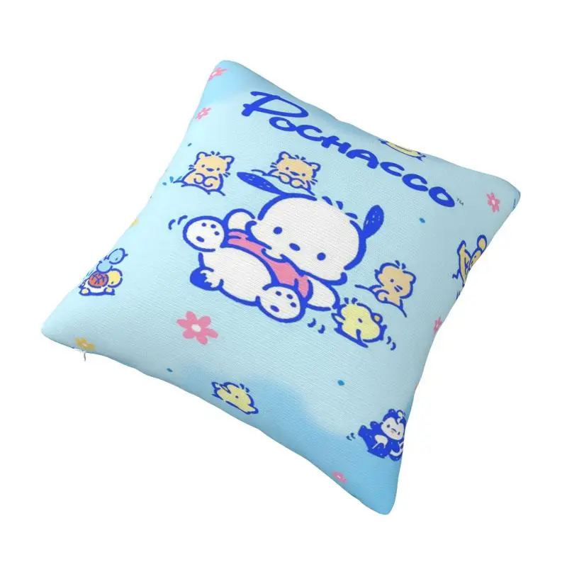 Custom Cartoons Pochacco Pillow Case 40x40cm Cushions Cover for Sofa Square Pillowcase