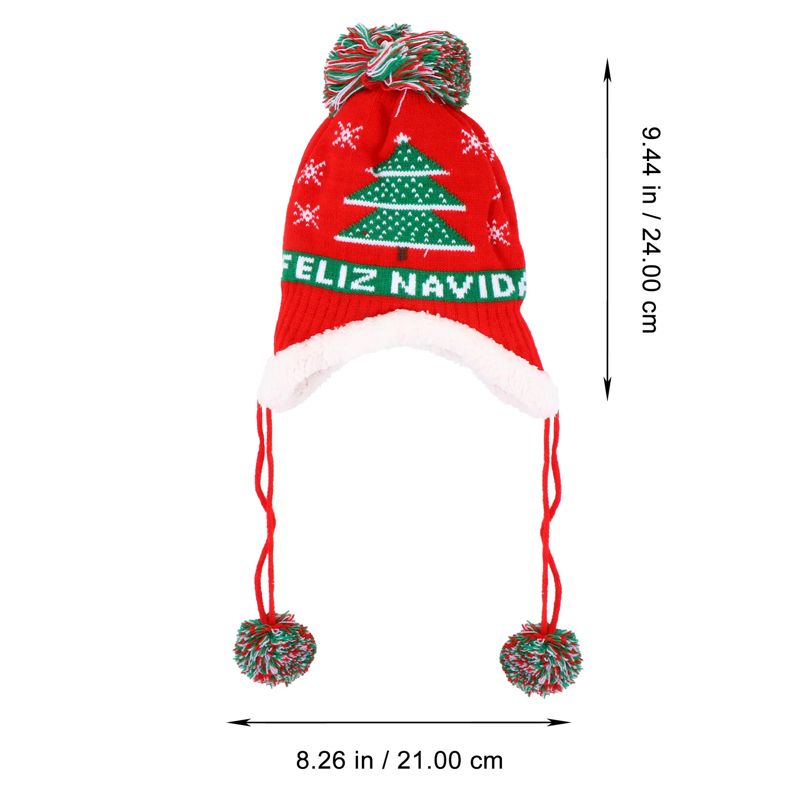 

1 шт. шерстяная вязаная детская шапка с рождественским рисунком, теплая, мягкая, уютная, эластичная, удобная шапка, рождественские шапки с рисунком