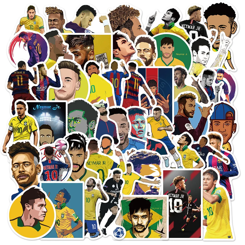 50Pcs/Set Basketball Football Star Collection Stickers DIY Laptop Phone Cases Luggage Skateboard Stickers Toys Gift