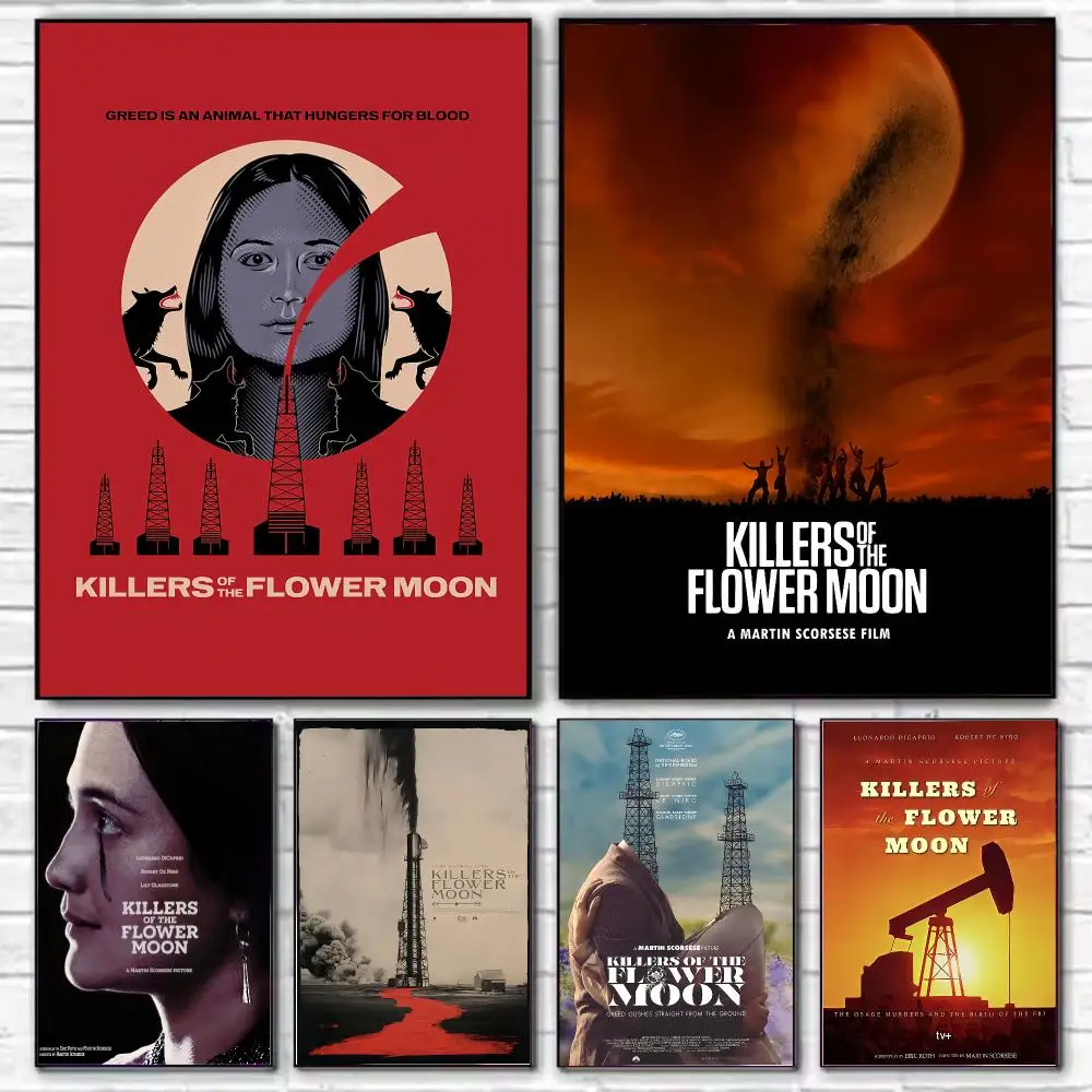 Movie Killers of the Flower Moon Poster Stylish Wall Art for Living Room Bedroom Study Home Decor Gift