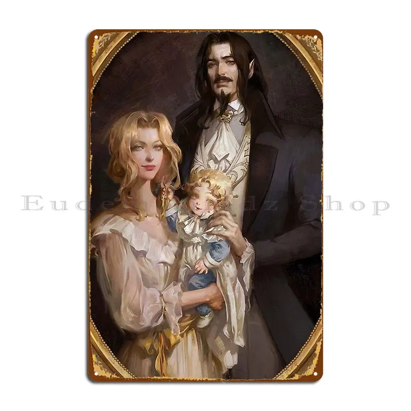 Castlevania Dracula Metal Plaque Poster Painting Mural Wall Cave Bar Cave Customized Tin Sign Poster