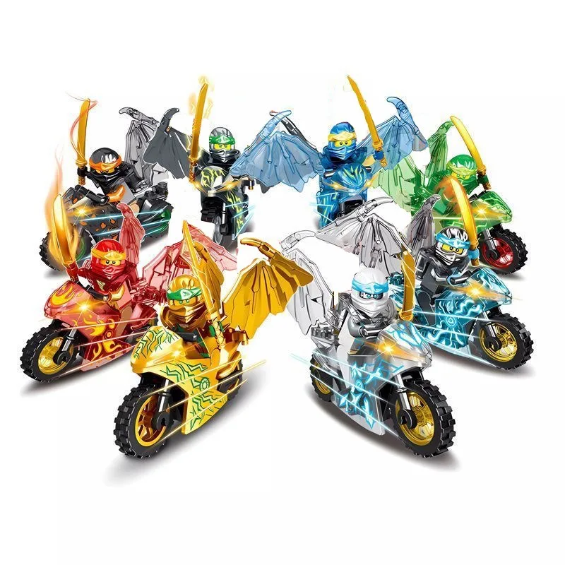 

New ninja full set of phantom collection gold ninja ghost ninja basilisk phantom ninja building block