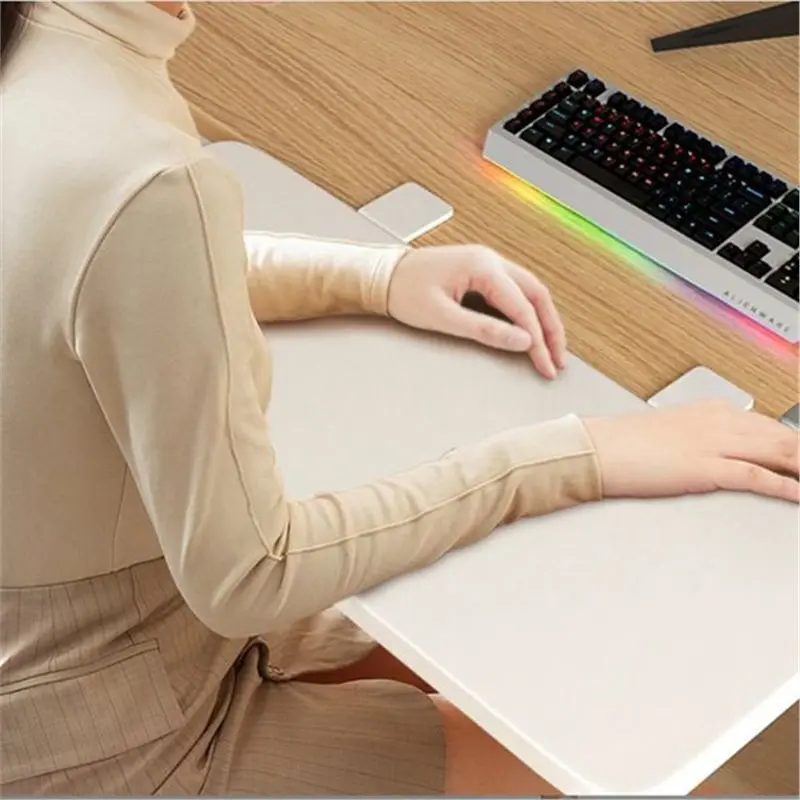 Foldable Computer Desk, Desktop Extension Board, Dining Table Extension, Keyboard Tray, Desktop