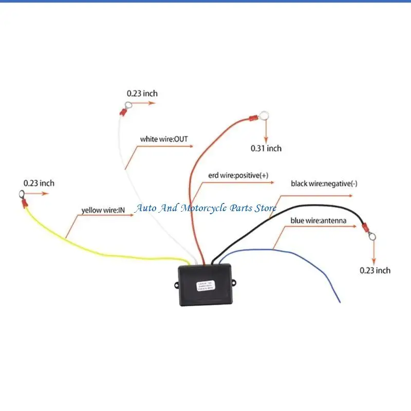 

P9FD 12V Комплекты беспроводного пульта дистанционного управления лебедкой для подъемного крана
