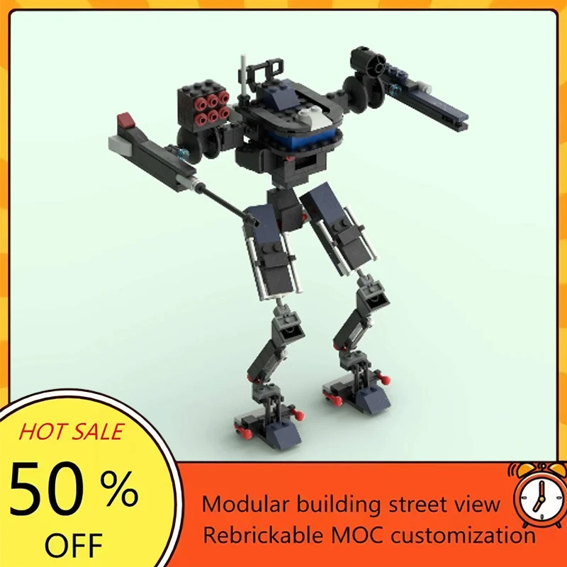 

Набор для сборки модульного боевого робота из 207 деталей по мотивам популярного фильма «Звездные войны», конструктор MOC, технологичный подарок, праздничный набор для детей