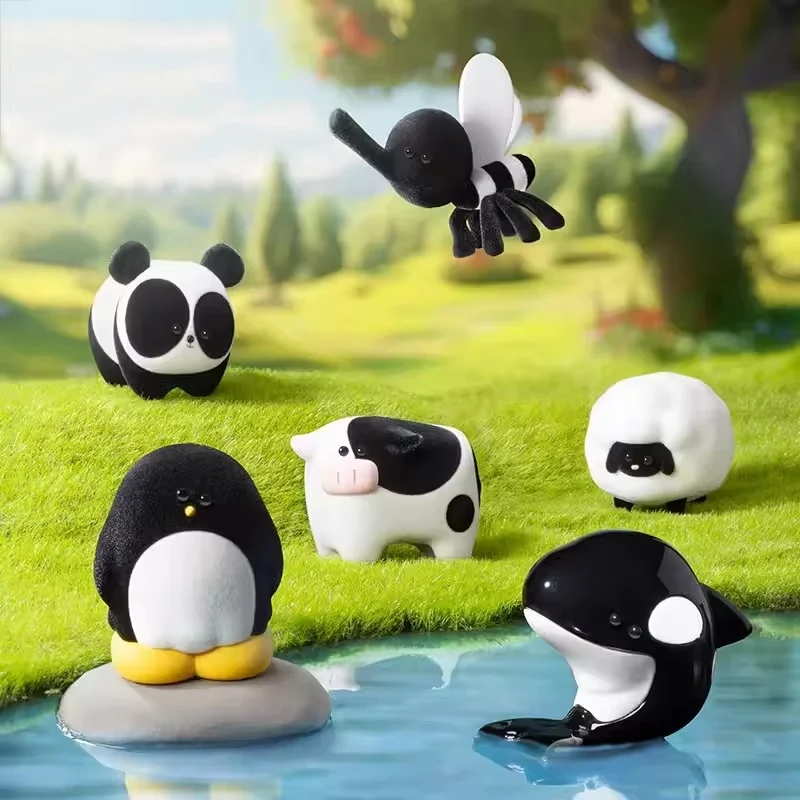 

Quesera Rainbow Town Mystery Box - Cute Action Figure Blind Collectible Toy for Kids Desktop Decoration Trendy Gift