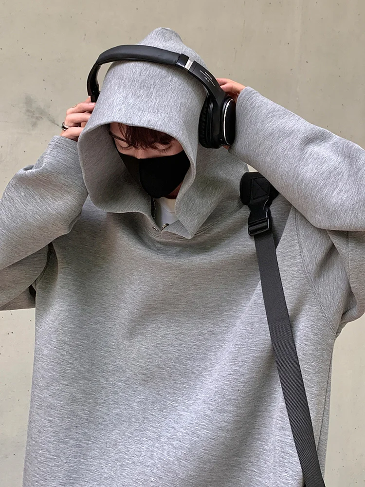 

American Sle Heavyweight Hoodie Men's Casual Faion Brand High-End Oversize Cool Leisure Outerwear Spring Autumn