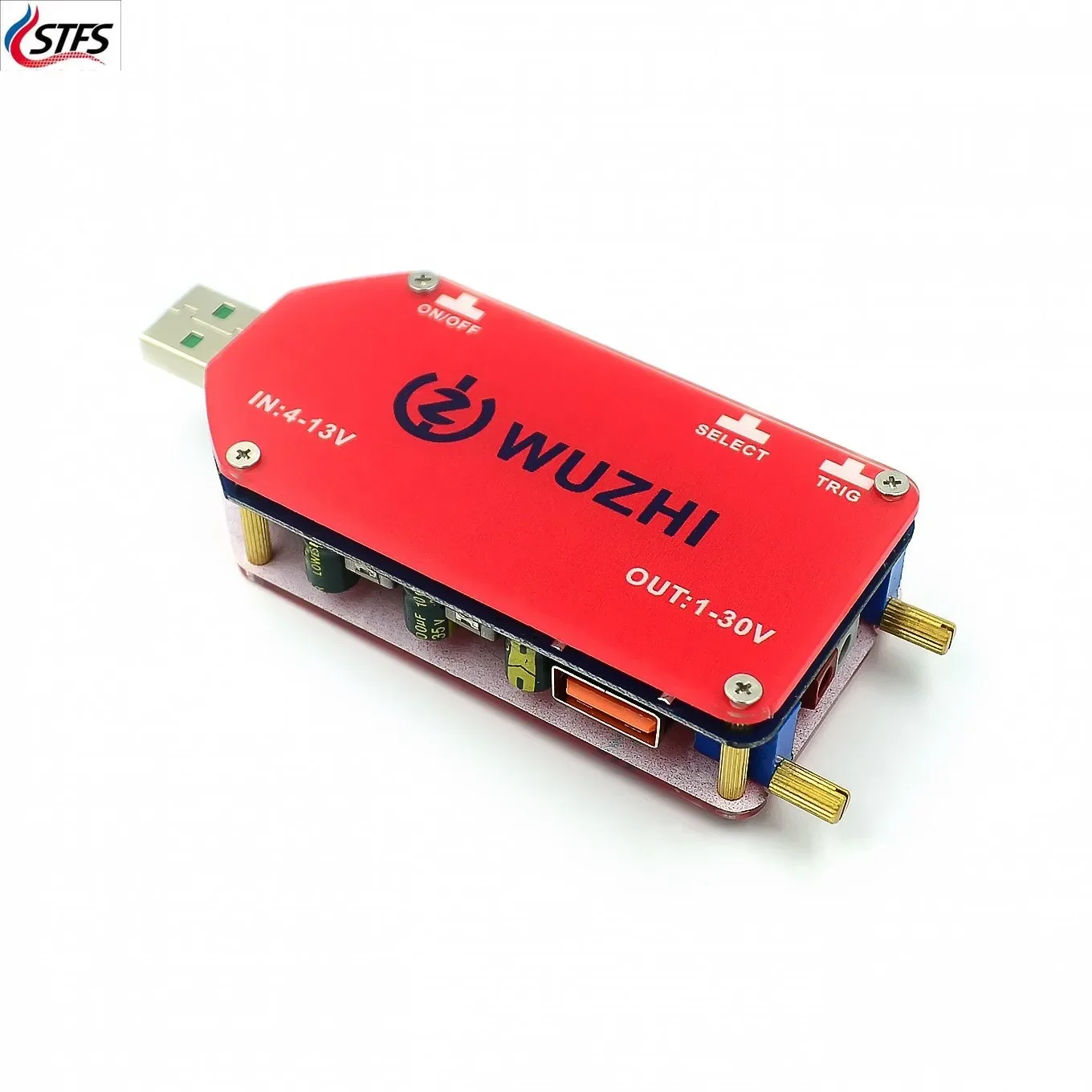 DP2 DP3A Digital display USB adjustable power module DC 1-30V 15W QC 2.0 3.0 FCP Quick charge laboratory power supply regulador
