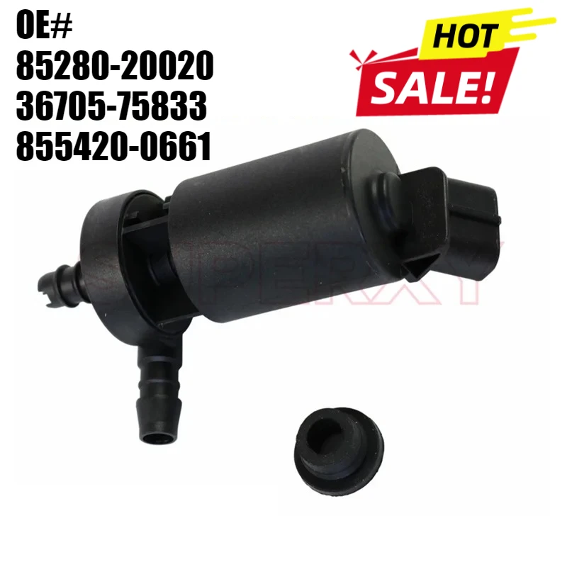 

85280-20020 36705-75833 855420-0661 New Headlamp Washer Motor Pump Fits For Corolla Verso Celica Lexus RX300 RX400H