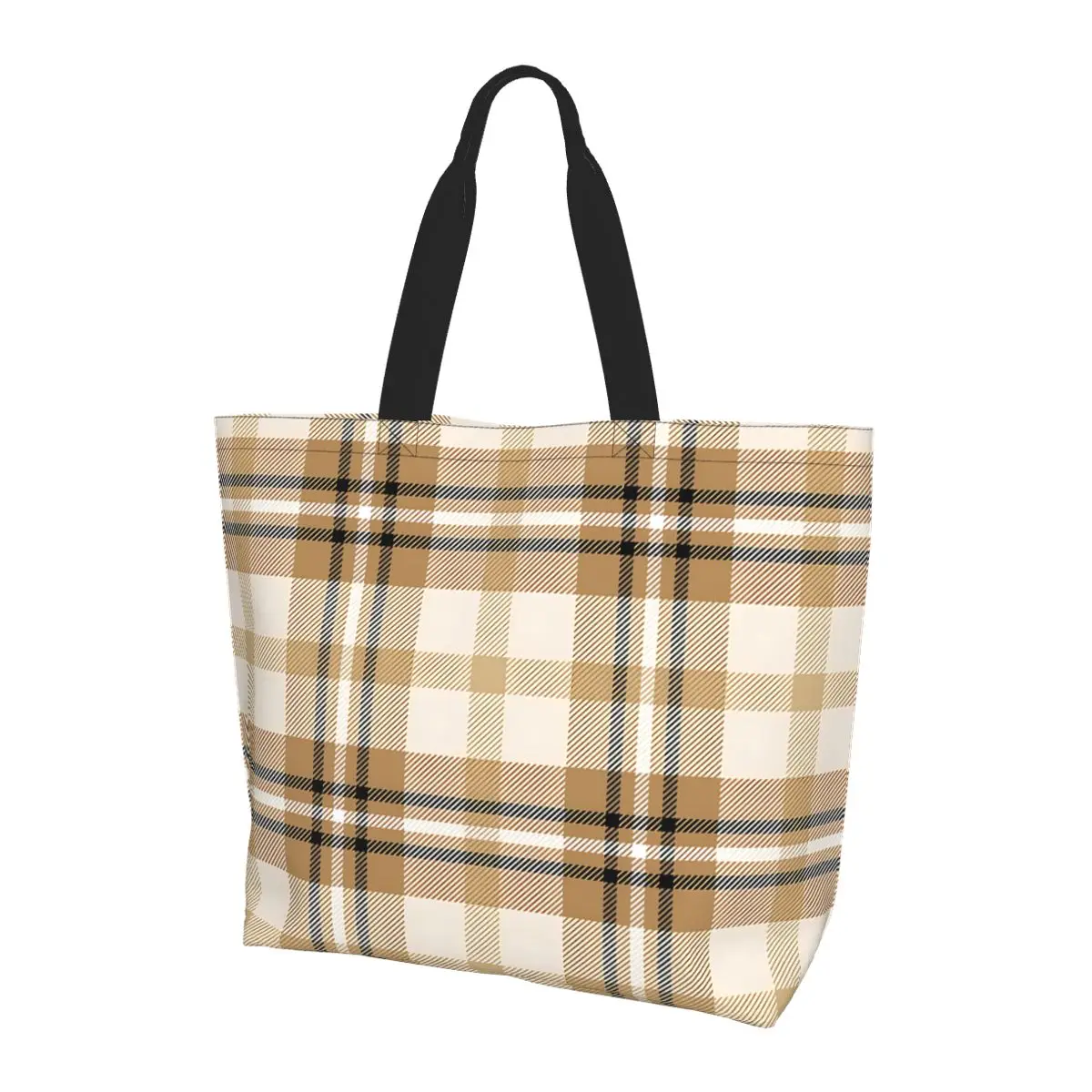

Tartan Plaid Pattern Texture Fashion Women Tote Bag Large Capacity Ladies Tote Handbags for daily travel shopping work