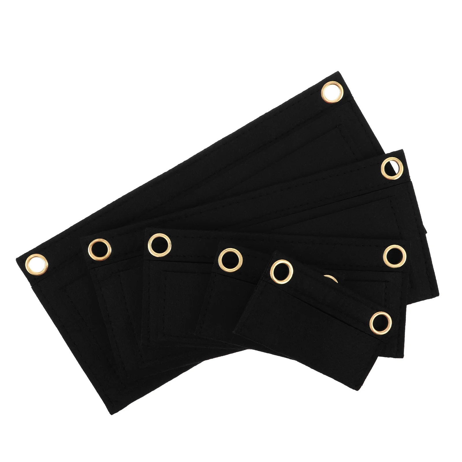 

5Pcs Felt Handbag Organizer Insert with Compartments Purse Liner for Women Multi-Size Wallet Divider Insert Travel Organizer