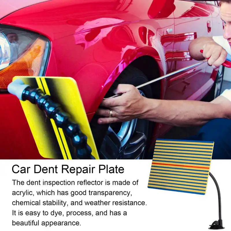 Car Dent Removal Reflector Board Professional Dent Repair Removal Tool With Suction Cup Base Car Dent Fix Tool For Car Body