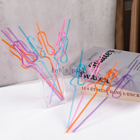 10Pcs Funny Penis Drinking Straws Bachelorette Hen Party Bridal Shower Favors Bride To Be Bar Straw Birthday Wedding Party Decor