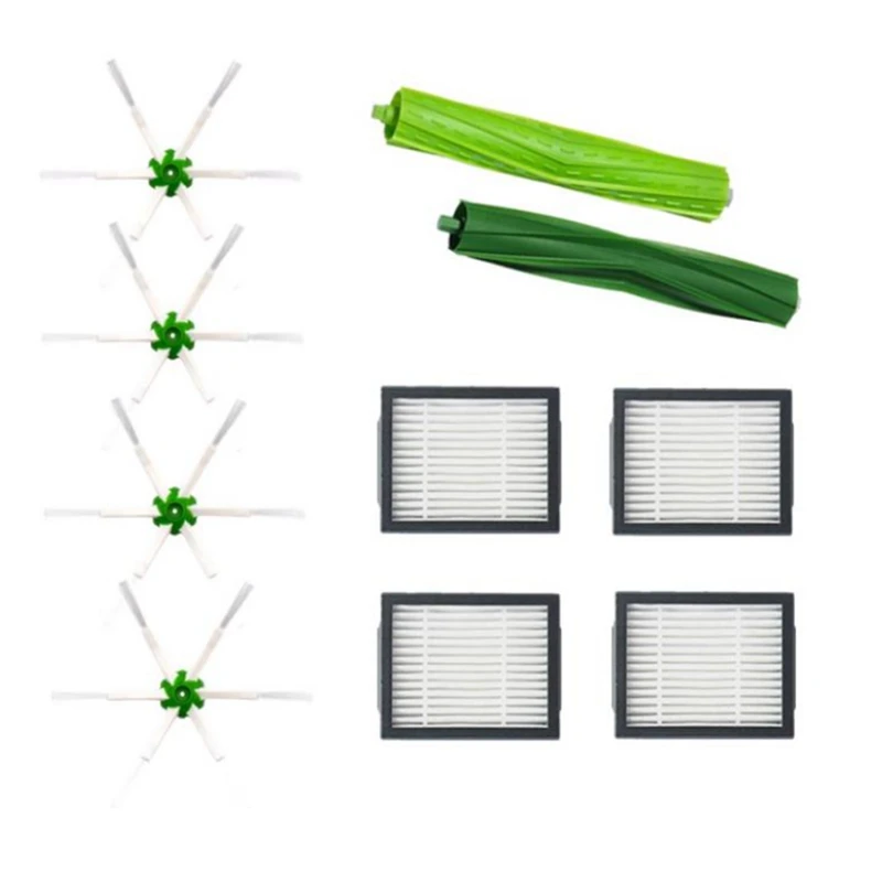 A01V-9 PCS Vacuum Cleaner Replacement Parts Hepa Filter Side Brush For Irobot Roomba E5 E6 I7 I7+ Vacuum Cleaner Accessories