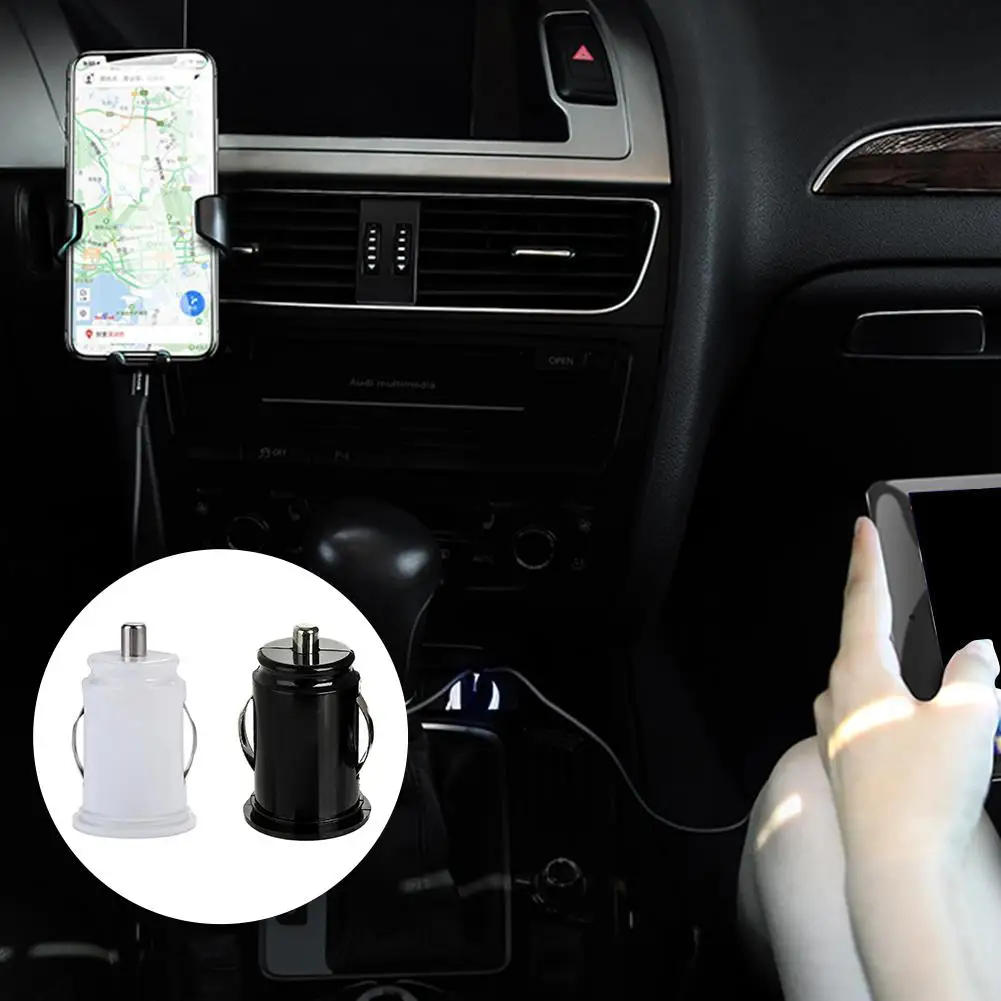 Dual USB Car Phone Charger Protable Mini Universal Fast Charging Car Phone Charger For All Smart Phones