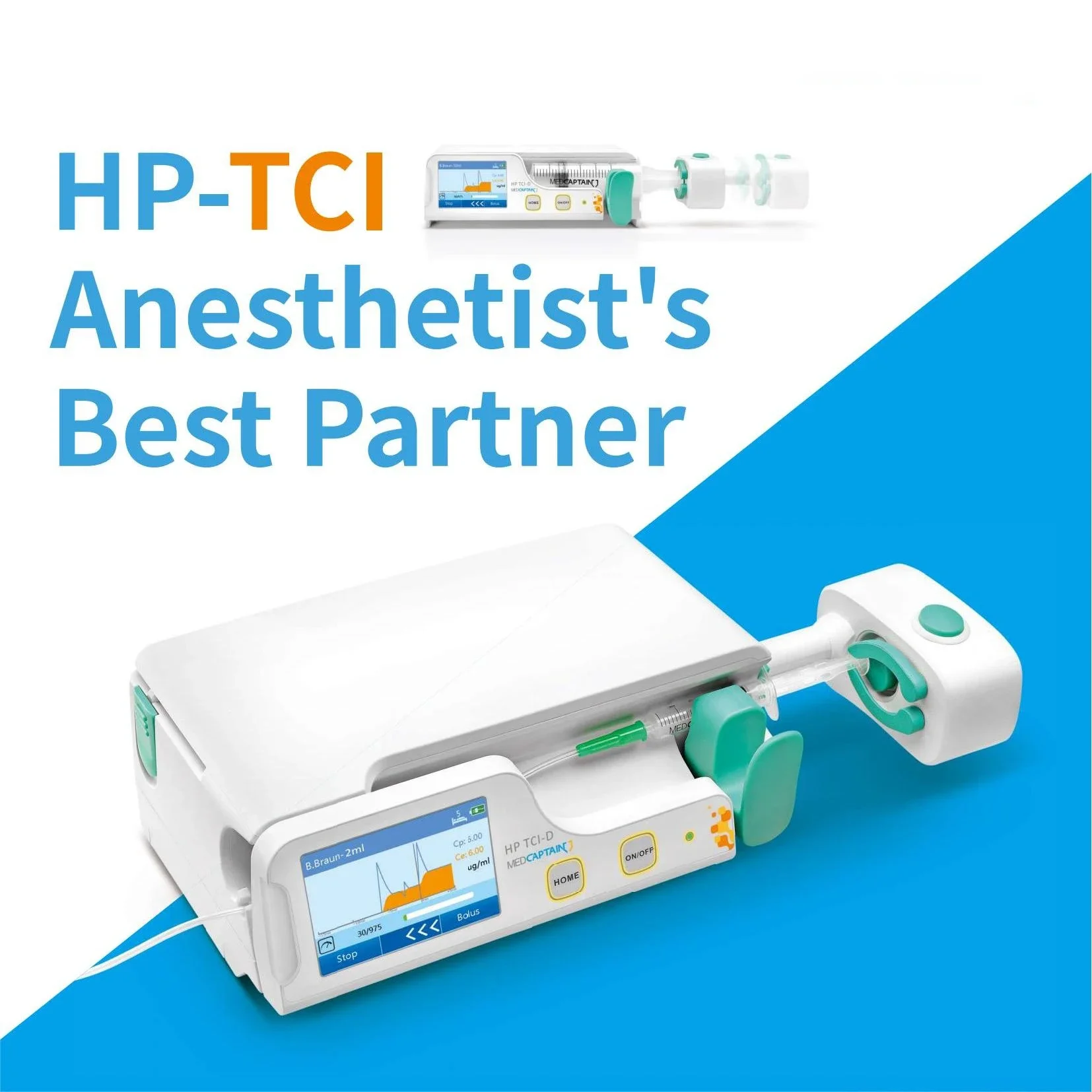 Anesthetist's Partner Anesthesia Syringe Pump HP TCI Multi Channel Infusion Pump Station Syringe Pump HP TCI-D
