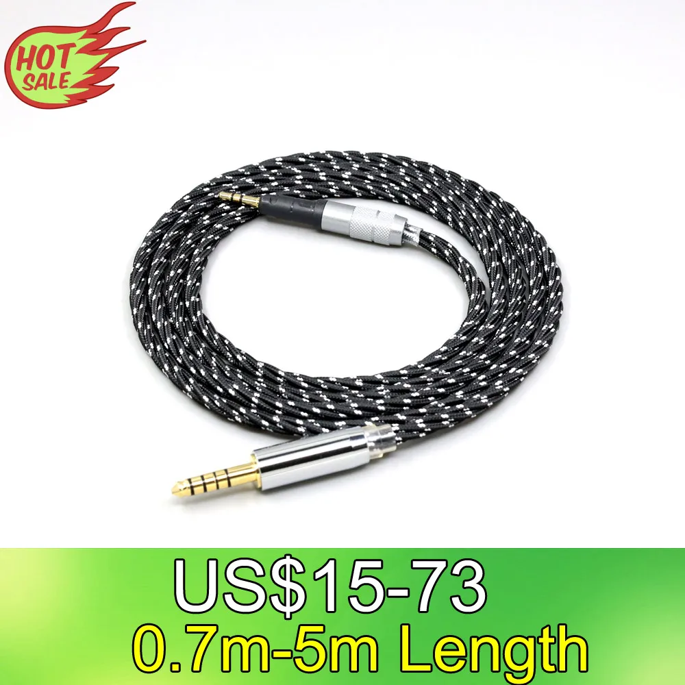 

OCC Mixed OFC Twisting Nylon Earphone Cable For Audio Technica ATH-M50x ATH-M40x ATH-M70x ATH-M60x LN008726
