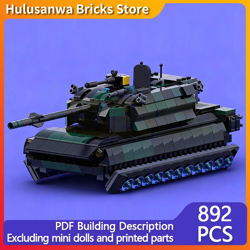 

Modern Military Tanks Model MOC Building Bricks War Equipment Modular Technology Gifts Holiday Assemble Children Toys Suit