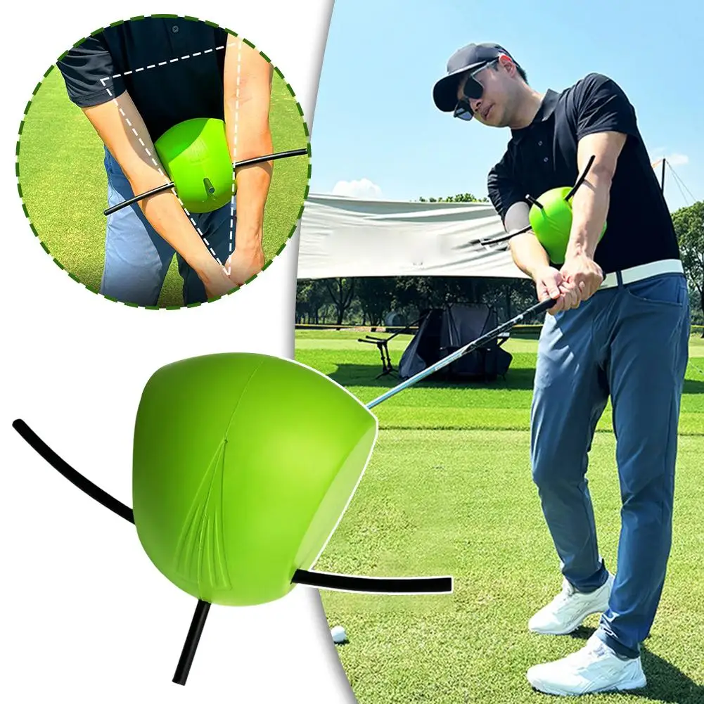 Golf Swing Trainer Golf Corrective Action Swing Training Gesture Golf Ball Golf Connect Correction Aid Supplies Beginner N0r8