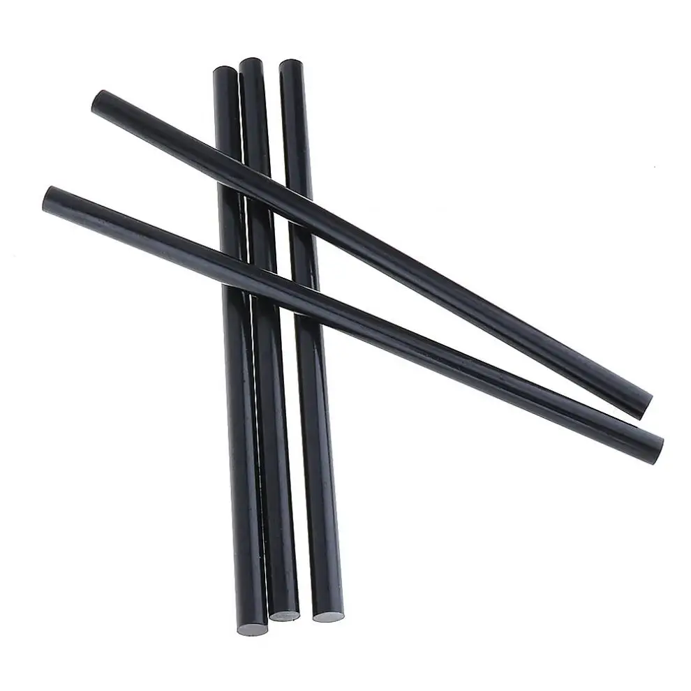 5pcs/set 11mm x 270mm Black Hot Melt Gun Glue Sticks Gun Adhesive DIY Tools for Hot Melt Glue Gun Repair Alloy Accessories Tool