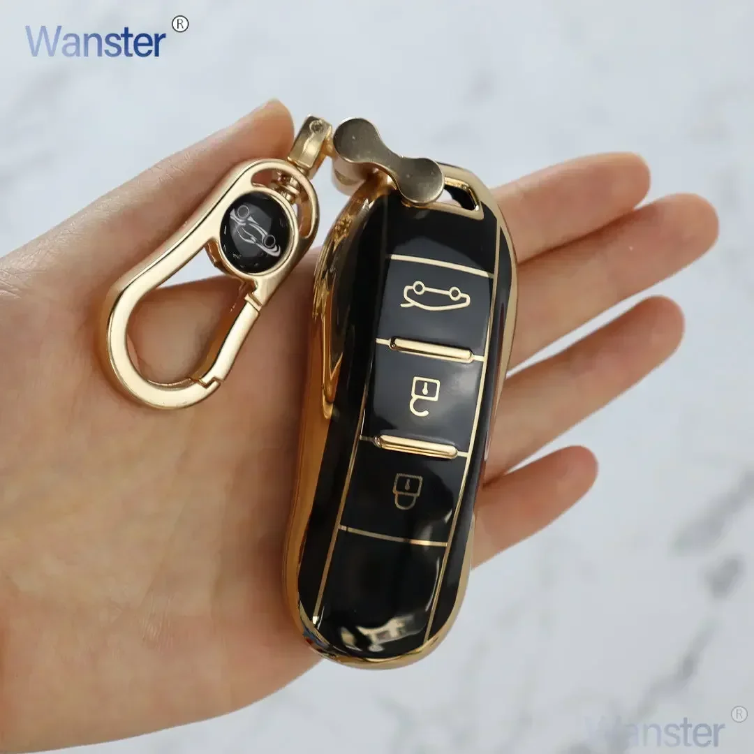 TPU Car Key Cover Key Case Keychain Accessories for Dongfeng Fengguang DFSK Glory 580 Fengon Ix5 Ix7 Seres 3 5 Sf5 2021-2024