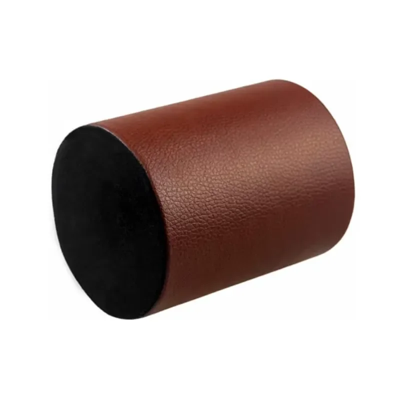 Polyurethane Leather Pen Holder Cup Container Durable Desk Storage Rack Decorative Brush Scissors Office Homeschool