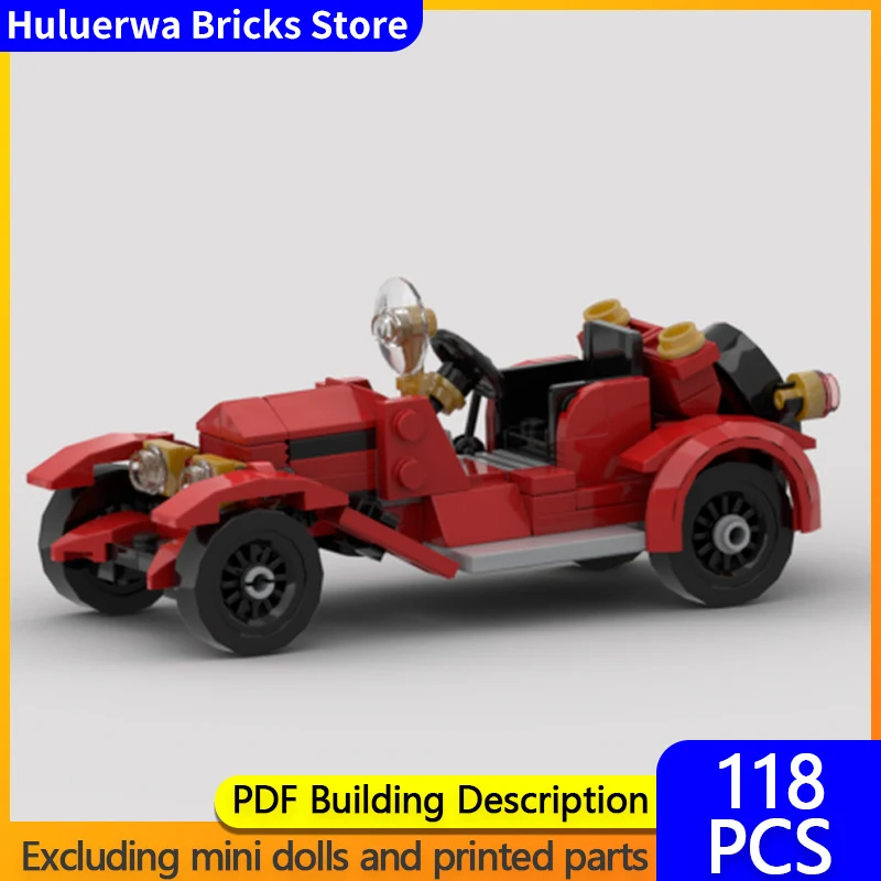 

Модель Speed Champion MOC, строительные кирпичи, миль-а-минут, скоростер, гиперкар, модульная технология, подарки, праздничная сборка, детская игрушка