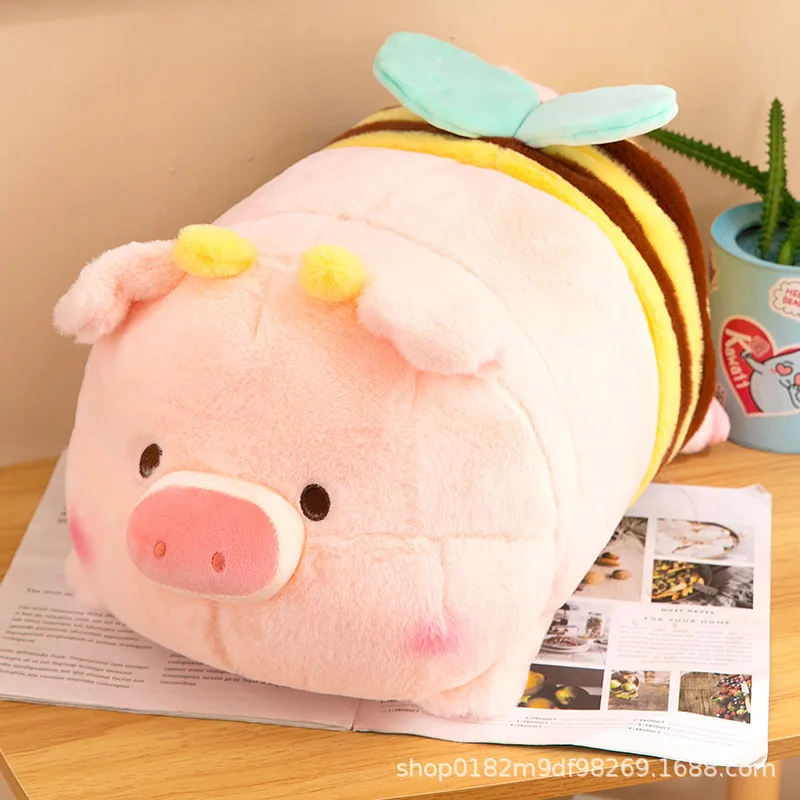 

Lulu Pig Plush Toy Doll Cute Soft Cute Bee Lulu Pig Doll Pillow Couple Birthday Gift