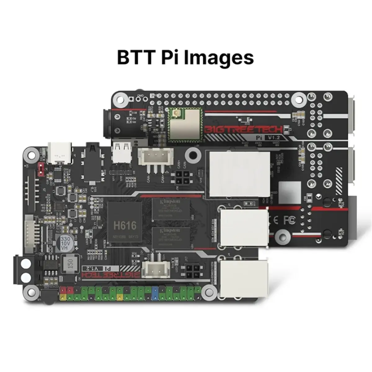 ABSF BIGTREETECH BTT PI V1.2 Board Quad Core Cortex-A53 2.4G WiFi 40Pin GPIO VS for Raspberry PI3B for Klipper 3D Printer DIY