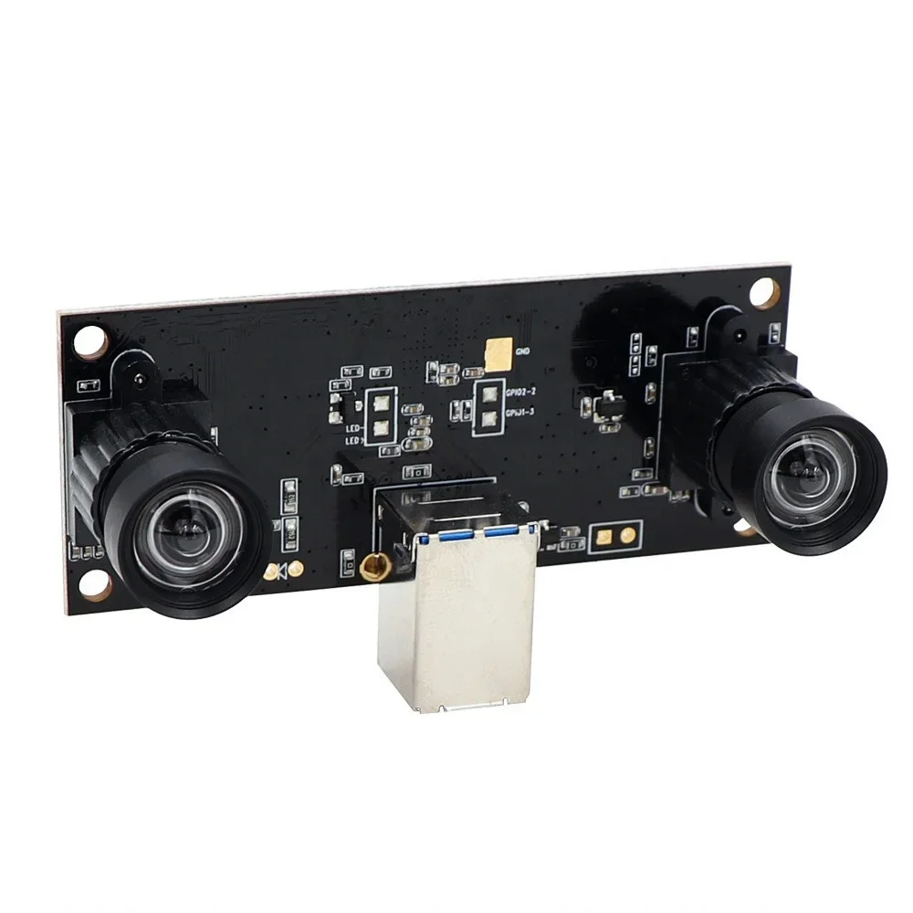 2026 New Dual Lens Mini USB3.0 Camera Module Synchronization 1.3MP OTG UVC 3D VR Stereo Webcam Camera