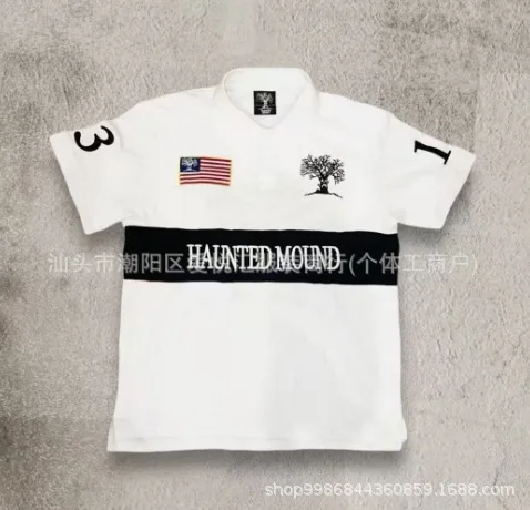 تي شيرت رجالي مطبوع عليه رسومات الهالوين، قمصان Y2k المسكونة بأكمام قصيرة، قمصان رياضية صيفية للرجال #3