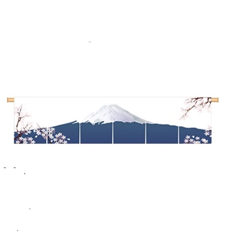 Japanese Horizontal Curtain Short Door Curtain Living Room Bedroom Partition Curtain Japanese Restaurant Sushi Shop Decor Noren